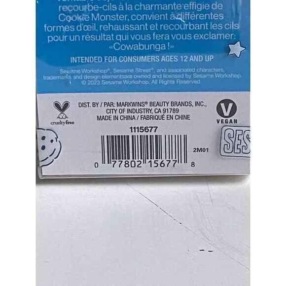Wet N Wild Sesame Street Cookie Monster Eyelash Curler Limited Edition NEW - Picture 7 of 10
